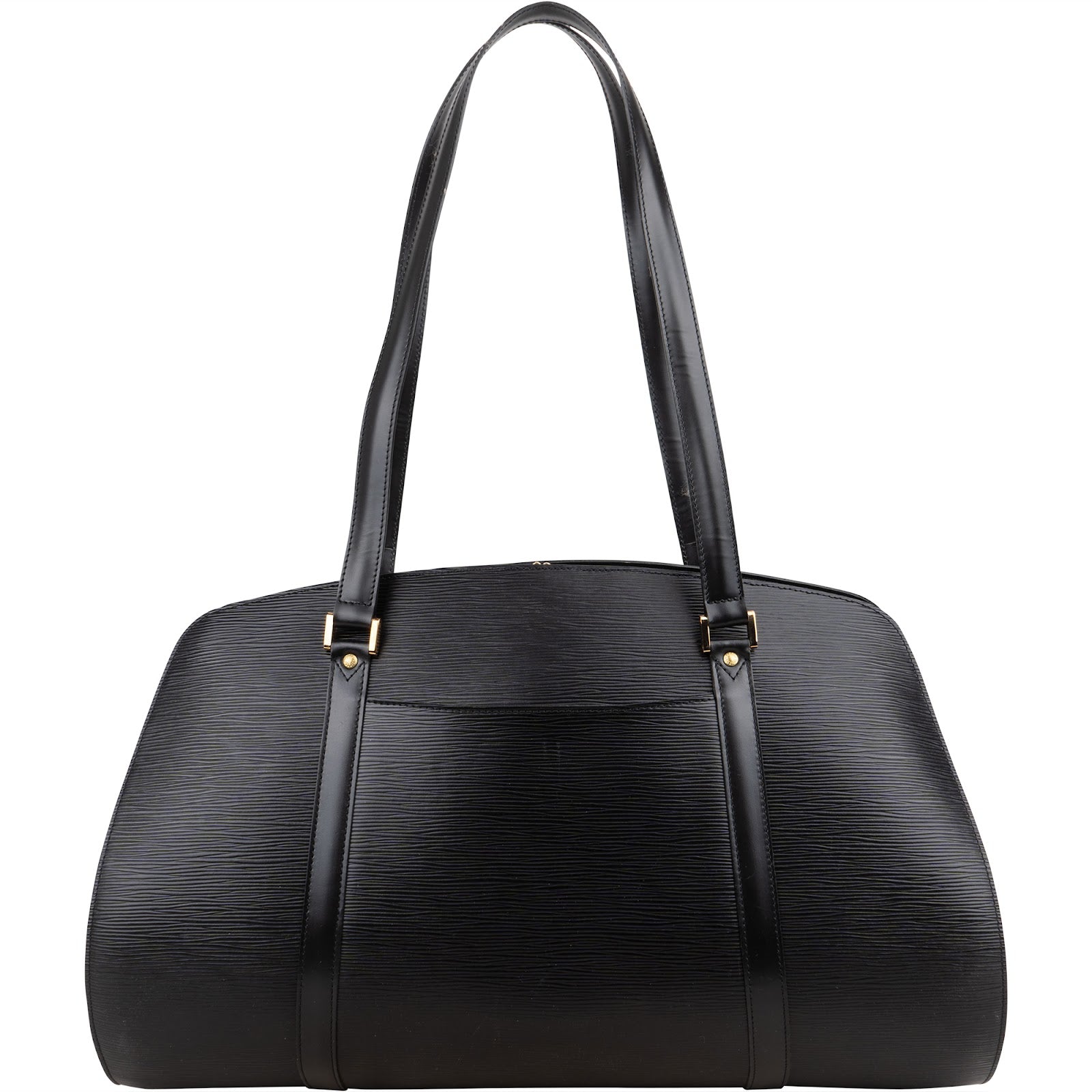 [🔄️B20 / F07] Louis Vuitton Noir Epi Leather Sac St. Jacques Shoulder Bag - vintageandkickz