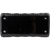 Christian Dior Quilted Patent Leather Lady Dior Handbag