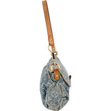 Louis Vuitton Monogram Denim Pleaty Shoulder Bag