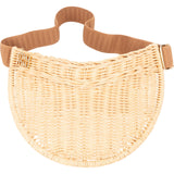 Miu Miu Woven Basket Visor Cap
