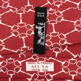 Hermès Horsebit Print Silk Tie Krawatte
