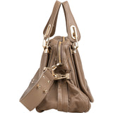Chloé Brown Leather Paraty Shoulder Handbag