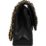 Chanel Quilted Lambskin 24K Small Double Flap Shoulder Bag