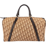Christian Dior Trotter Monogram Canvas Boston 40 Handbag
