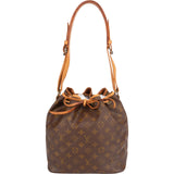 Louis Vuitton Monogram Canvas Sac Noé Petit Shoulder Bag