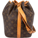 Louis Vuitton Monogram Canvas Sac Noé Petit Shoulder Bag