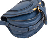 Chloé Grained Calfskin Marcie Small Saddle Crossbody Bag