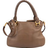 Chloé Grained Leather Marcie Shoulder Bag