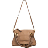 Chloé Grained Calfskin Marcie Saddle Shoulder Bag