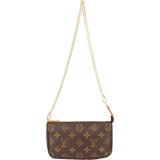 Louis Vuitton Monogram Canvas Mini Pochette Accessoires Shoulder Bag
