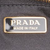 Prada Black Nylon Triangle Clutch - vintageandkickz