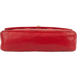Chanel Quilted Lambskin 24K Gold Small Single Flap Crossbody Bag xx datacode, innenraum - vintageandkickz