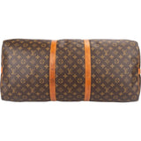 Louis Vuitton Monogram Canvas Keepall 60 Bandoulière Travel Bag