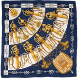 Hermès Cliquetis Silk 90 Scarf Tuch