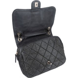 Chanel Quilted Leather Single Flap Crossbody Bag