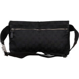 Gucci Black Monogram GG Belt Crossbody Bag