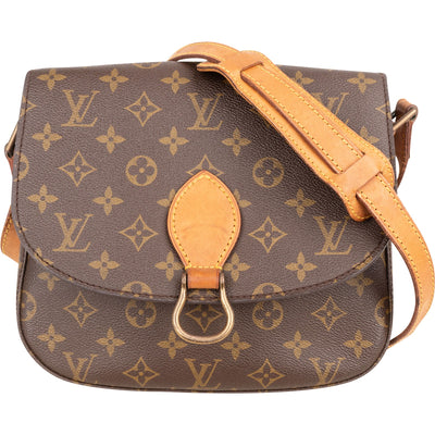 [🔄️B22 / F21] Louis Vuitton Monogram Canvas Saint Cloud GM Shoulder Bag - vintageandkickz