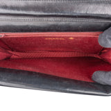 Chanel Quilted Lambskin 24K Gold Half Moon Single Flap Shoulder Bag