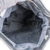 Miu Miu Noir Calfskin Coffer Pocket Tote Shoulder Bag