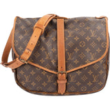 Louis Vuitton Monogram Canvas Saumur 35 Crossbody Bag