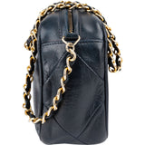 Chanel Quilted Lambskin Tassel Camera Crossbody Bag