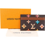 Louis Vuitton Monogram Chocolate Donut Double Card Holder Wallet
