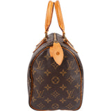 Louis Vuitton Monogram Canvas Speedy 25 Handbag