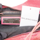 Balenciaga Pink Leather Classic City Handbag