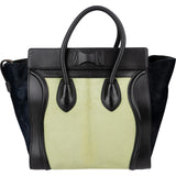 Céline Calf Hair Leather Luggage Handbag