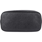 Louis Vuitton Noir Monogram Empreinte Leather Neverfull MM Shoulder Bag