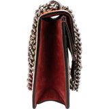 Gucci Monogram GG Supreme Canvas Blooms Suede Dionysus Small Crossbody Bag