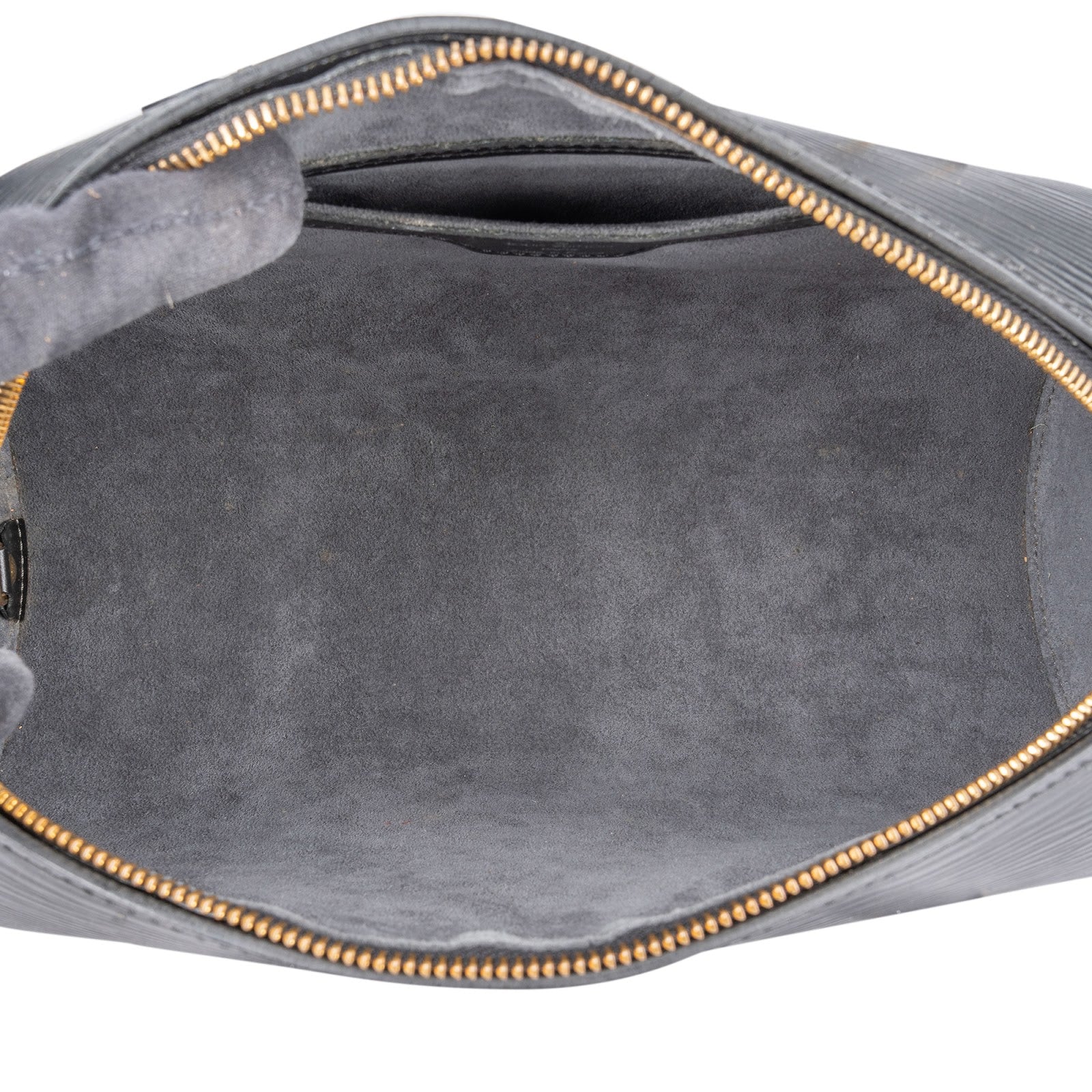 Louis Vuitton Noir Epi Leather Soufflot Handbag - vintageandkickz