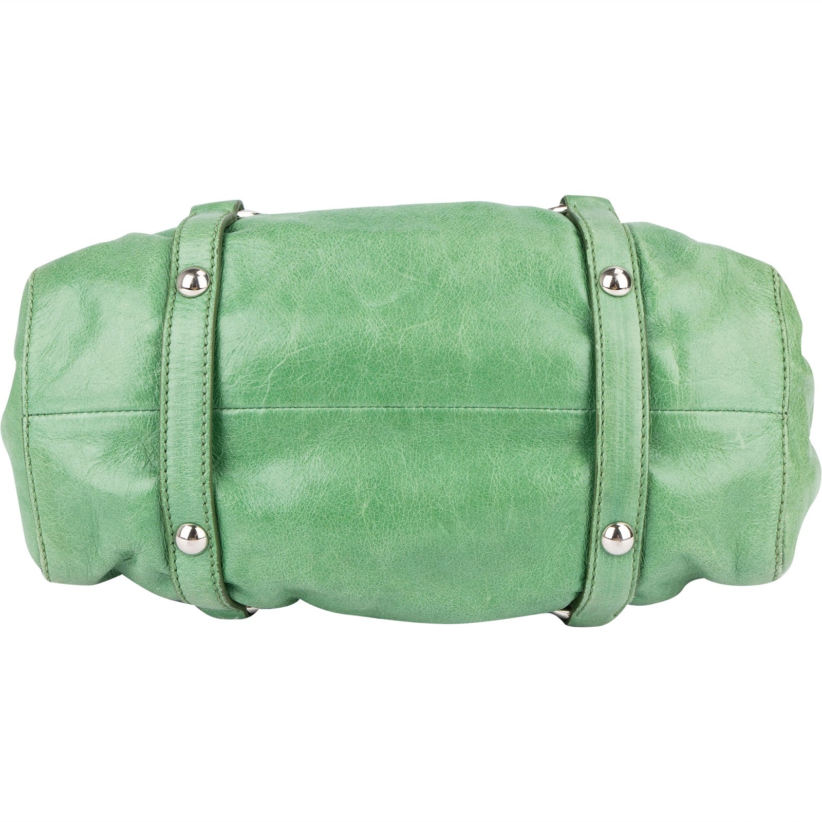 [🔄️B24 / F14] Miu Miu Vitello Lux Satchel Crossbody Bag - vintageandkickz