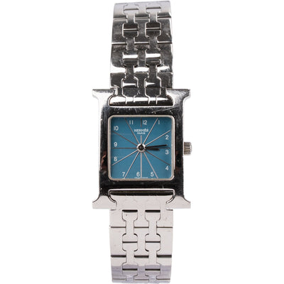 Hermès Silver Tone Heure H HH1.210 Women Watch