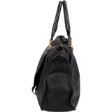 Chloé Black Leather Marcie Medium Satchel Handbag