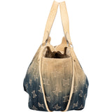 Celine Denim Ombre Monogram Sulky Hobo Shoulder Bag