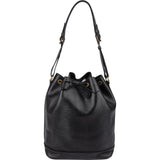 Louis Vuitton Noir Soft Epi Leather Sac Noé Grande Shoulder Bag