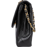 Chanel Quilted Lambskin 24K Gold Single Flap Shoulder Bag