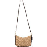 Coach Monogram Signature Canvas Ellen Shoulder Bag