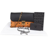 MCM Monogram Visetos Leather  Patricia Wallet On Chain Crossbody Bag