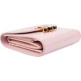 Celine Pink Leather Triomphe Wallet