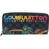 Louis Vuitton Monogram Damier Graphite Illustre Jungle Malletier Zippy Organizer Wallet