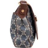 Celine Monogram Macadam Denim Messenger Crossbody Bag