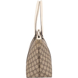 Gucci Monogram GG Supreme Canvas Tote Shoulder Bag