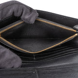 Prada Saffiano Leather Triangle Continental Wallet
