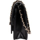 Chanel Quilted Lambskin Top Handle Wallet On Chain Crossbody Bag