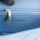 Chanel Quilted Lambskin Mini Rectangular Single Flap Crossbody Bag