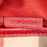 Burberry Nova-Check Monogram Haymarket Hobo Shoulder Bag