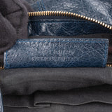Balenciaga Blue Leather City Handbag