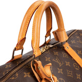 Louis Vuitton Monogram Canvas Keepall 55 Travel Bag